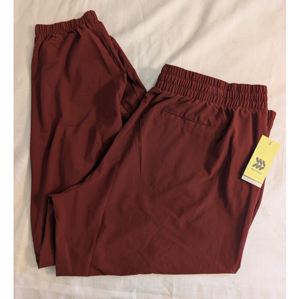 All In Motion Red Mid Rise Joggers XXL - Picture 5 of 13